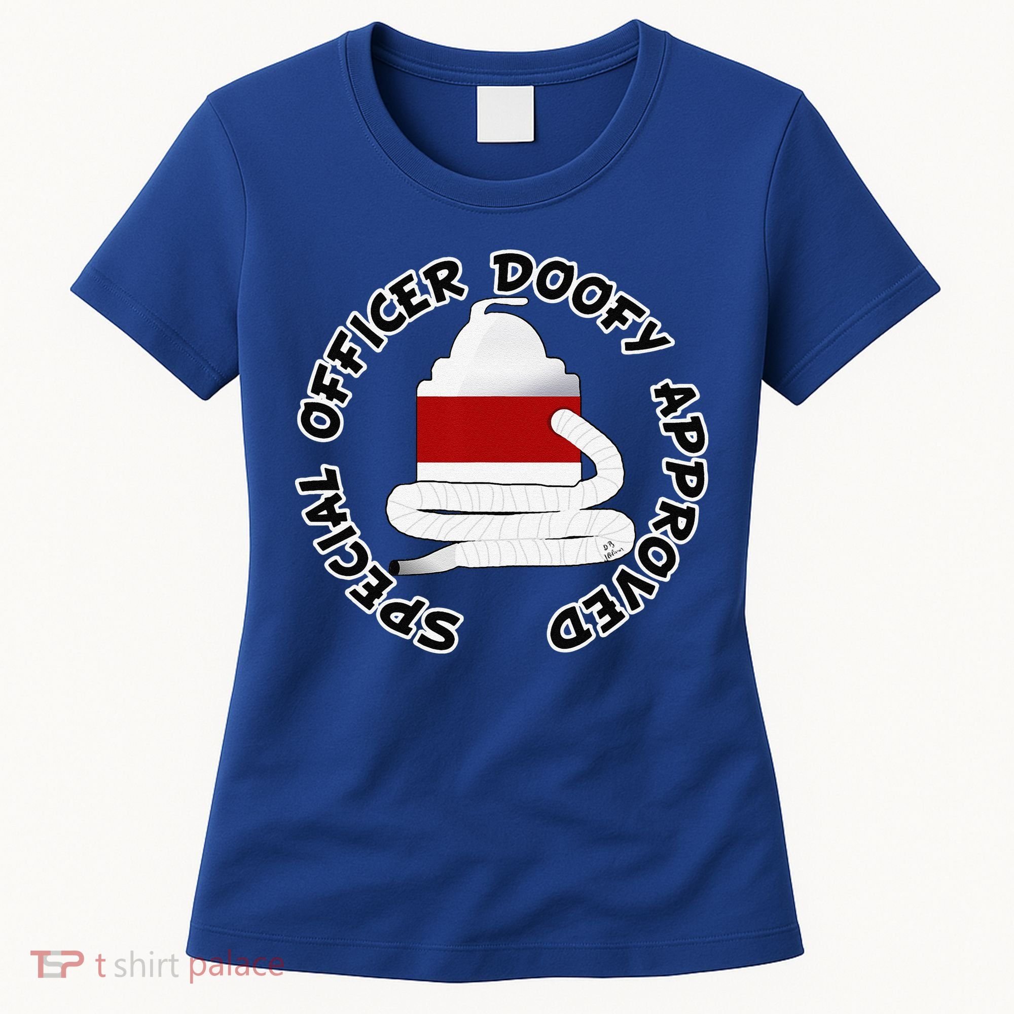 Funny Halloween Officer Doofy Costume Halloween Gift Women's T-Shirt
