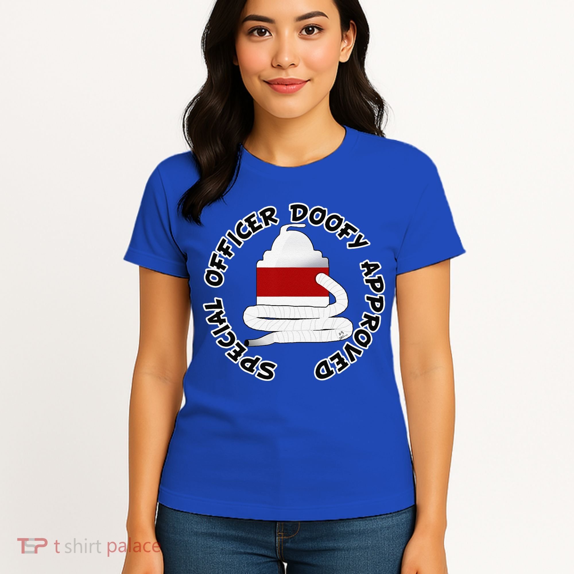 Funny Halloween Officer Doofy Costume Halloween Gift Women's T-Shirt