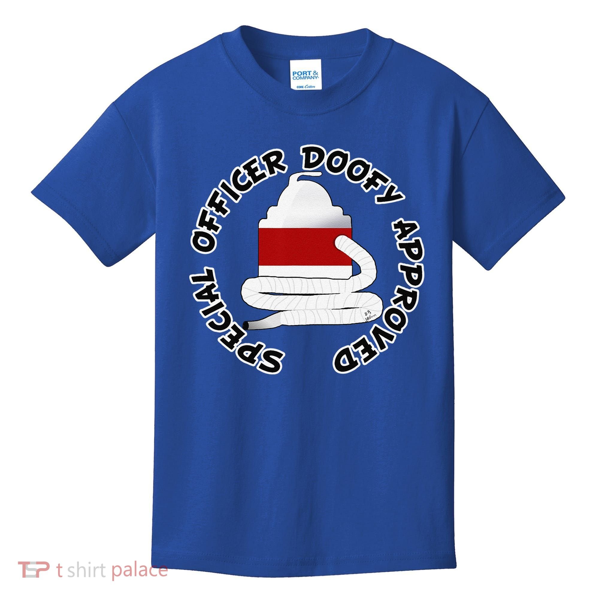 Funny Halloween Officer Doofy Costume Halloween Gift Kids T-Shirt