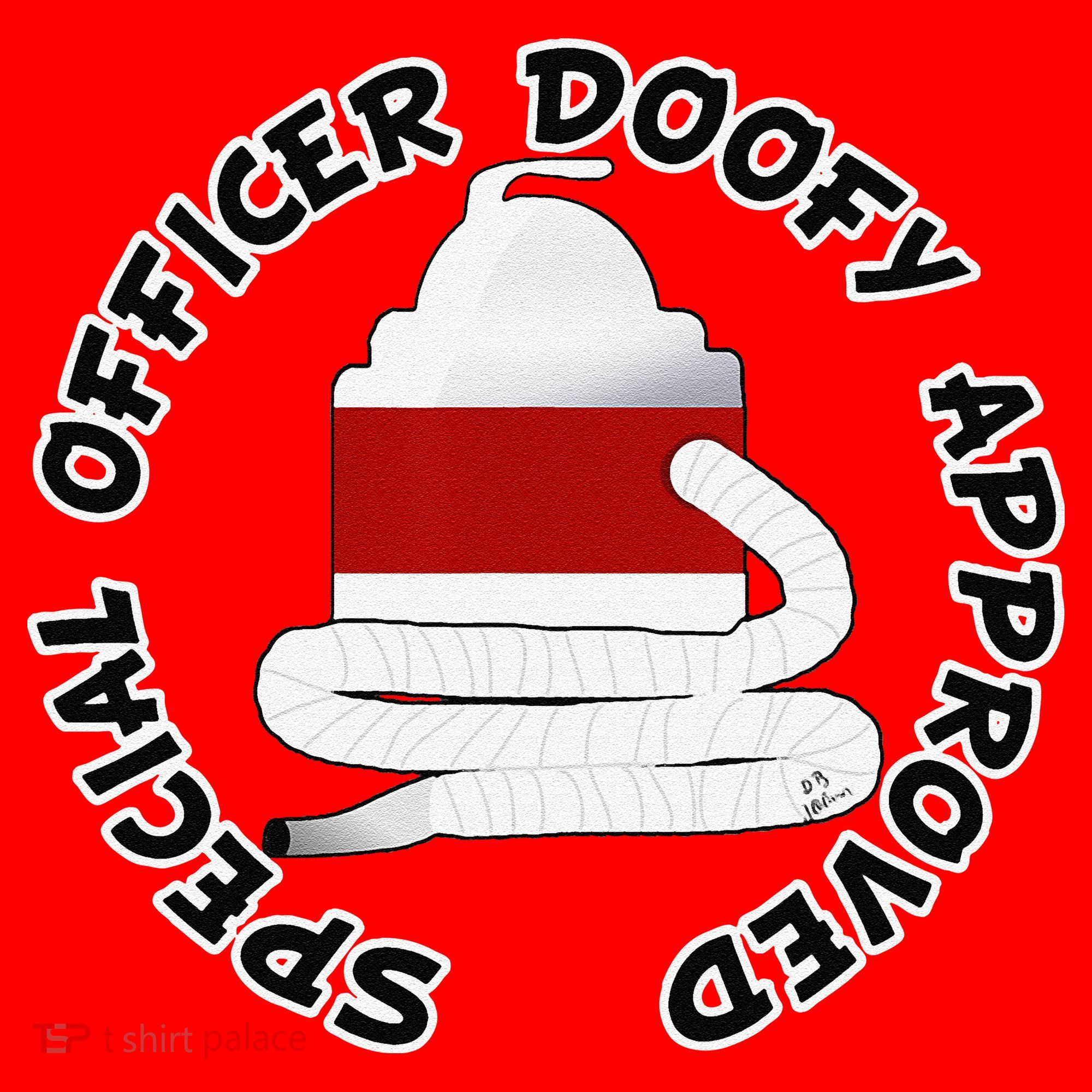 Funny Halloween Officer Doofy Costume Halloween Gift Santa Hat