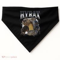 Funny Hyrax Oddly Specific Meme Animal USA-Made Doggie Bandana thumb 0