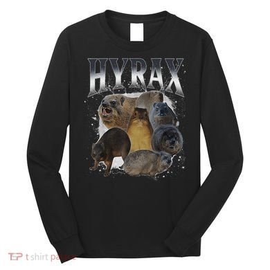 Funny Hyrax Oddly Specific Meme Animal Long Sleeve Shirt