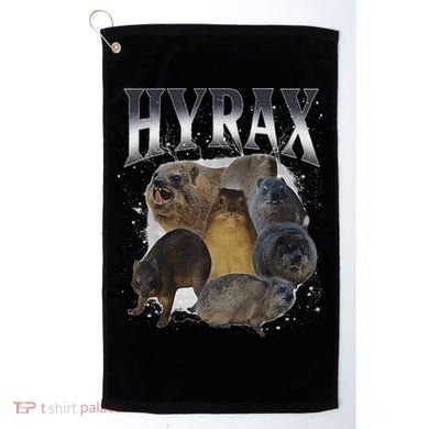 Funny Hyrax Oddly Specific Meme Animal Golf Towel