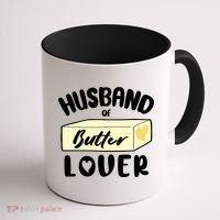 Funny Husband Of Butter Lover Matching Group Coffee Mug thumb 1