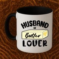 Funny Husband Of Butter Lover Matching Group Coffee Mug thumb 2