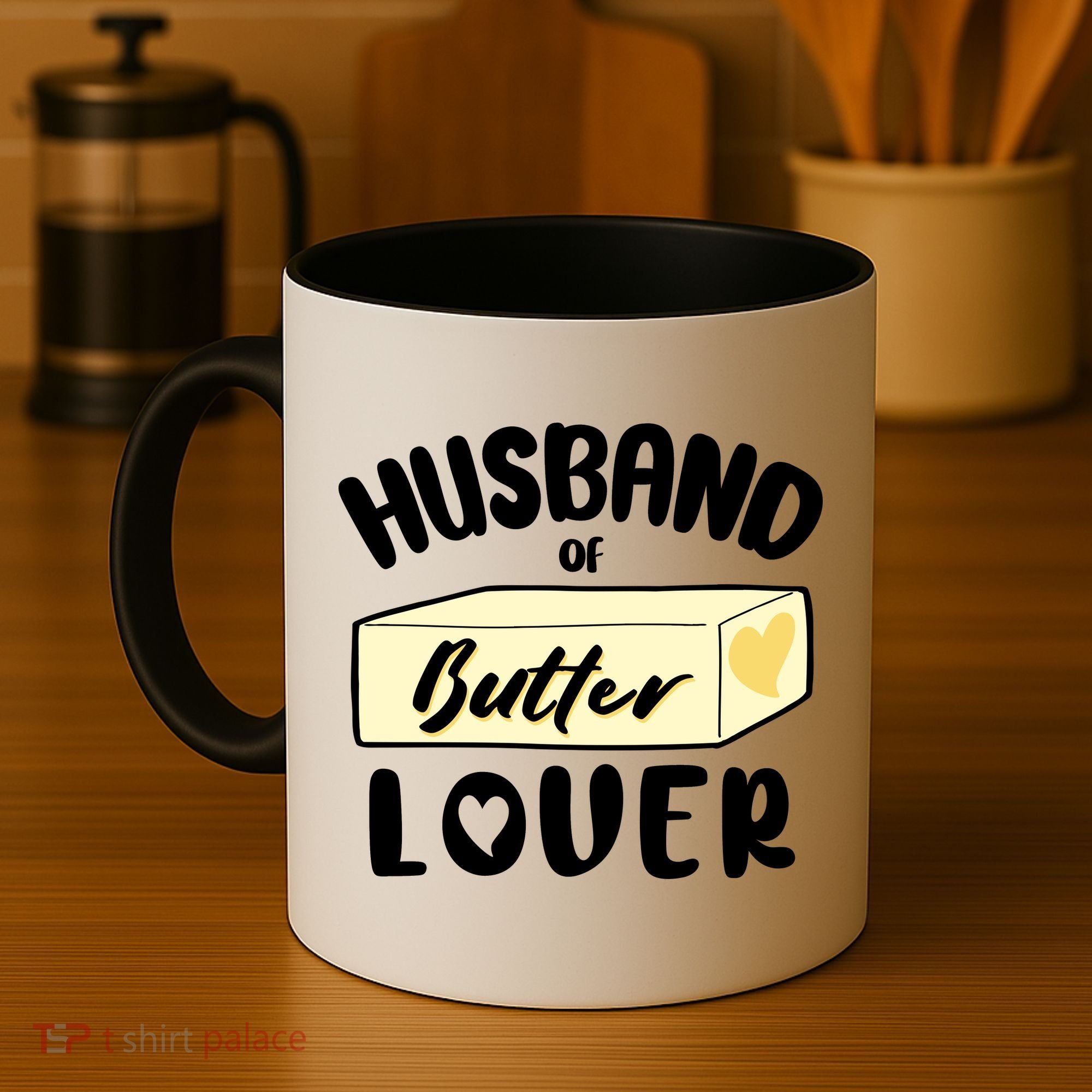 Funny Husband Of Butter Lover Matching Group Coffee Mug