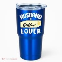 Funny Husband Of Butter Lover Matching Group Tumbler thumb 0