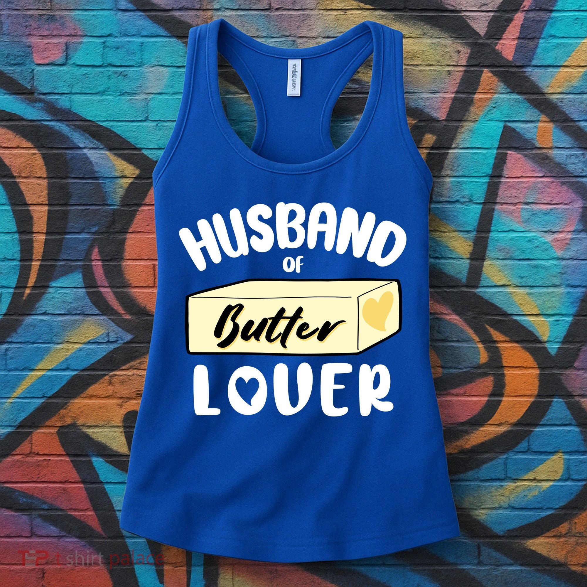 Funny Husband Of Butter Lover Matching Group Women's Tank Top