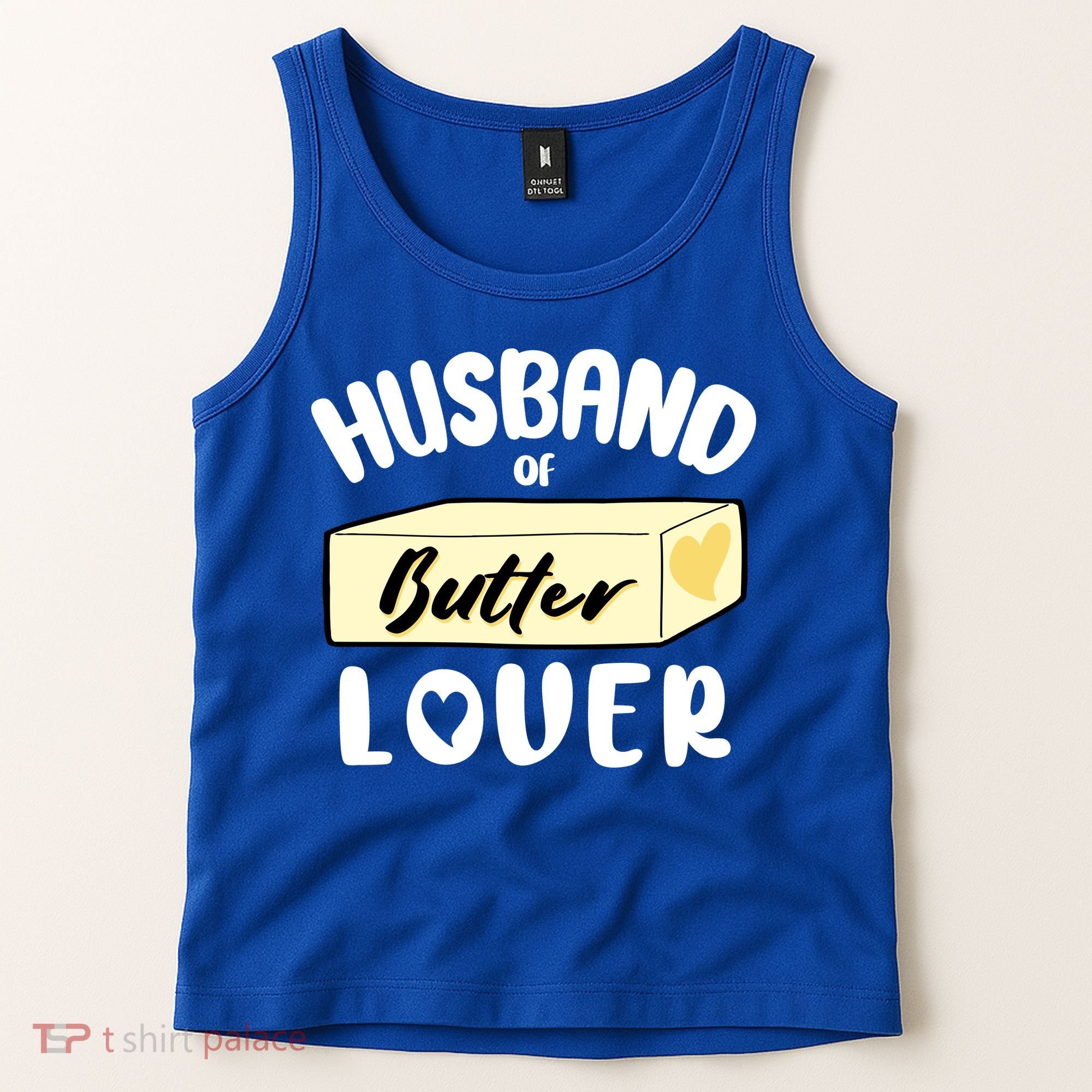 Funny Husband Of Butter Lover Matching Group Tank Top