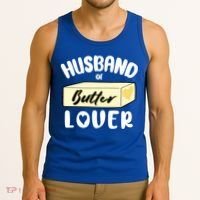 Funny Husband Of Butter Lover Matching Group Tank Top thumb 3
