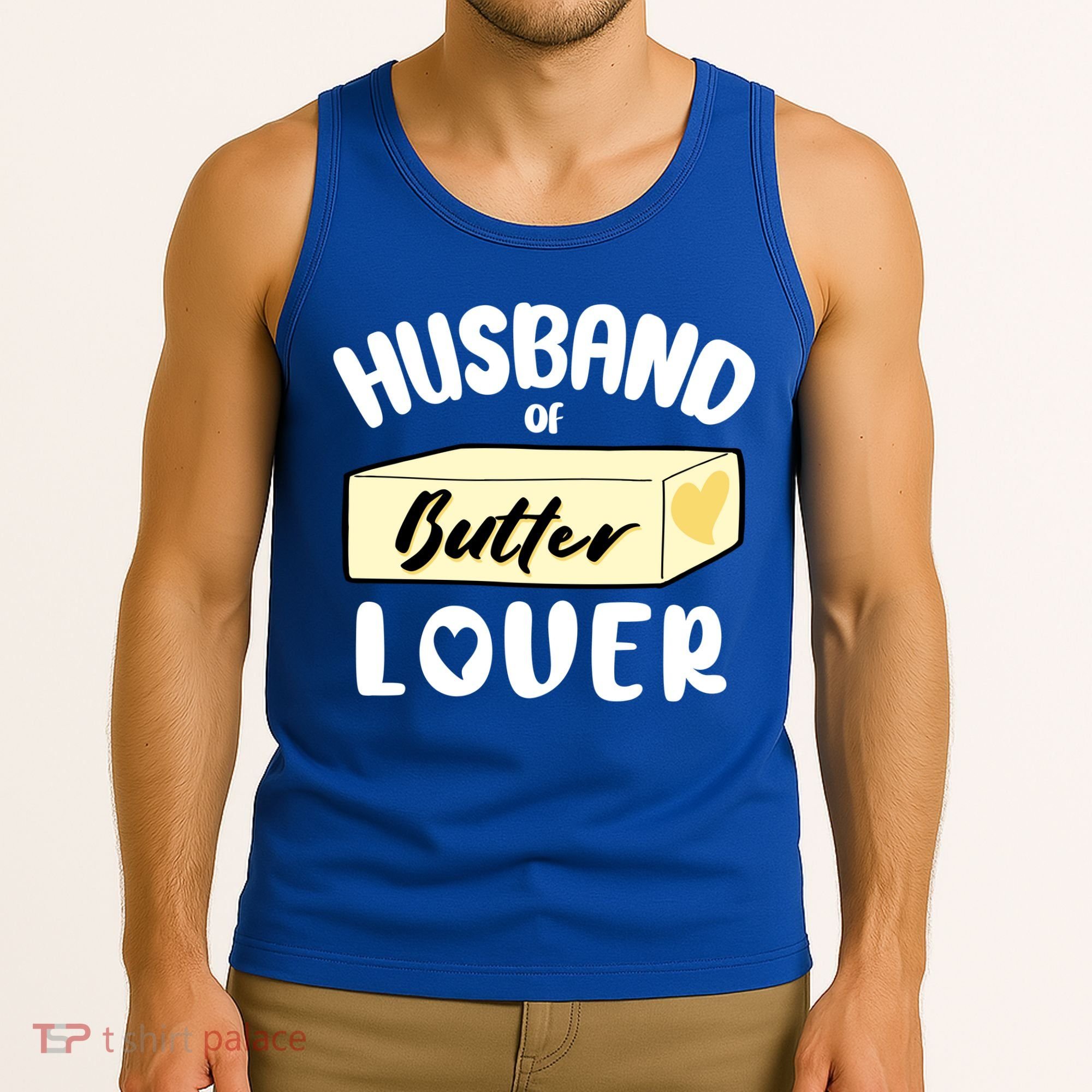 Funny Husband Of Butter Lover Matching Group Tank Top