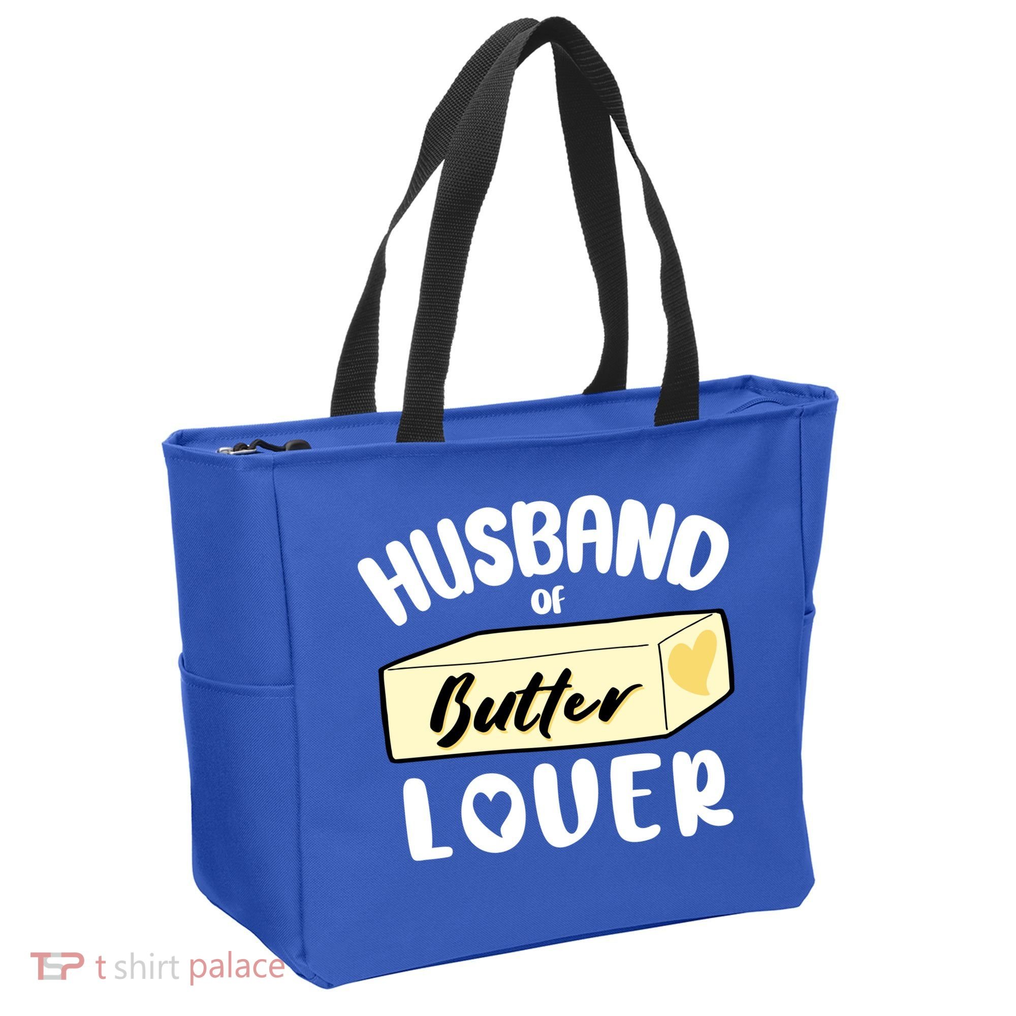 Funny Husband Of Butter Lover Matching Group Tote Bag