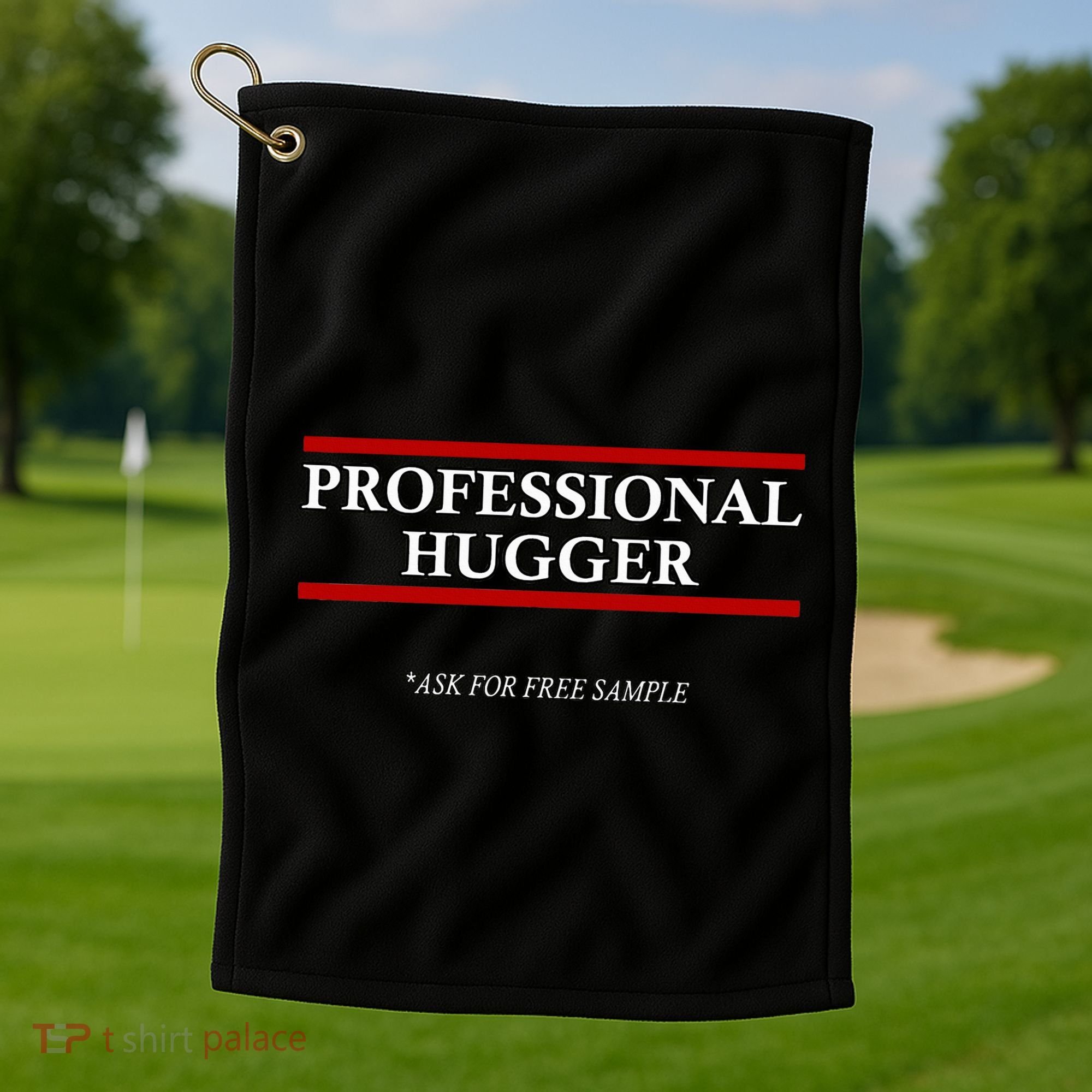 Free Hugs Professional Hugger Golf Towel