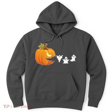 Funny Halloween Pac Man Pumpkin Ghost Hoodie