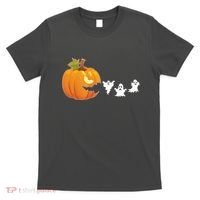 Funny Halloween Pac Man Pumpkin Ghost T-Shirt thumb 0