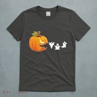 Funny Halloween Pac Man Pumpkin Ghost T-Shirt thumb 5