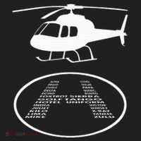 Funny Helicopter Phonetic Alphabet Pilot Aviation Pun Outfit Beanie thumb 2