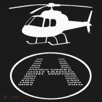 Funny Helicopter Phonetic Alphabet Pilot Aviation Pun Outfit Coaster thumb 2