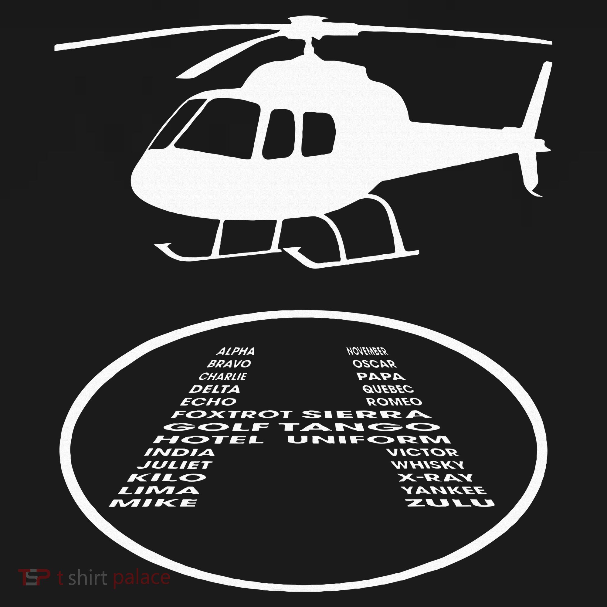 Funny Helicopter Phonetic Alphabet Pilot Aviation Pun Outfit Mousepad