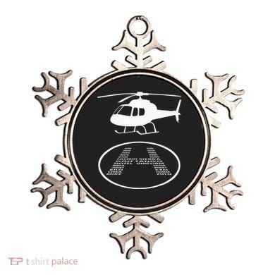 Funny Helicopter Phonetic Alphabet Pilot Aviation Pun Outfit Ornament