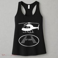 Funny Helicopter Phonetic Alphabet Pilot Aviation Pun Outfit Women's Tank Top thumb 3