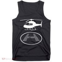 Funny Helicopter Phonetic Alphabet Pilot Aviation Pun Outfit Tank Top thumb 0