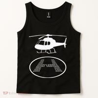 Funny Helicopter Phonetic Alphabet Pilot Aviation Pun Outfit Tank Top thumb 2