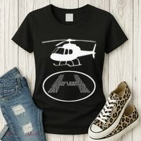 Funny Helicopter Phonetic Alphabet Pilot Aviation Pun Outfit Women's T-Shirt thumb 3
