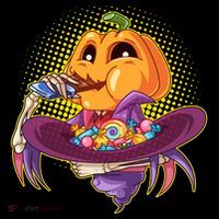 Funny Halloween Pumpkin Head Eating Candy Coffee Mug thumb 5