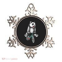 Funny Happy Panda On Bike Bicycle Ornament thumb 0