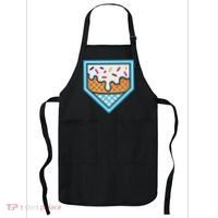 Funny Home Plate Drip Ice Cream Softball Baseball Apron thumb 0