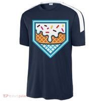 Funny Home Plate Drip Ice Cream Softball Baseball Sport-Tek Competitor United Soccer Jersey thumb 2