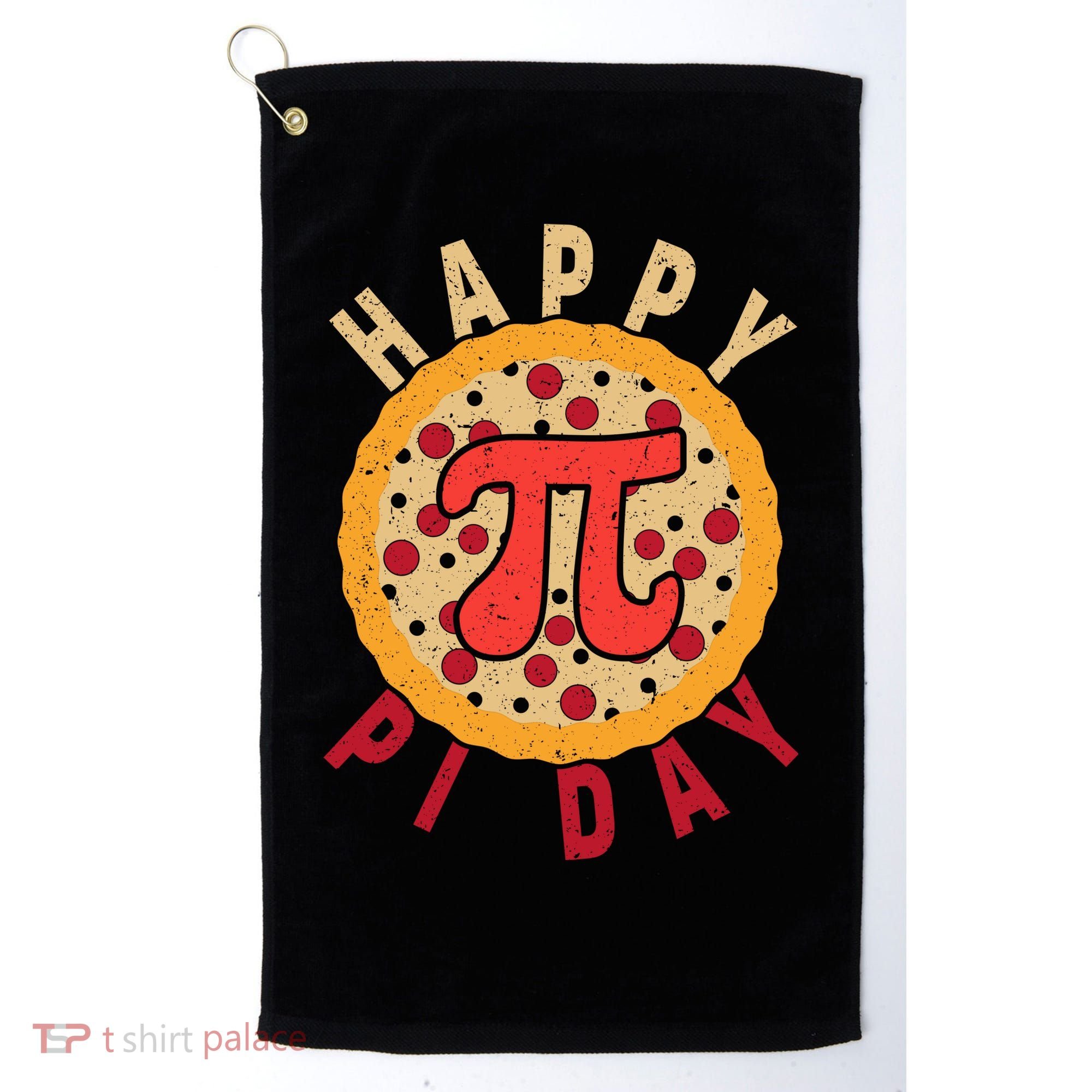 Funny Happy Pi Day Pizza Pie Golf Towel