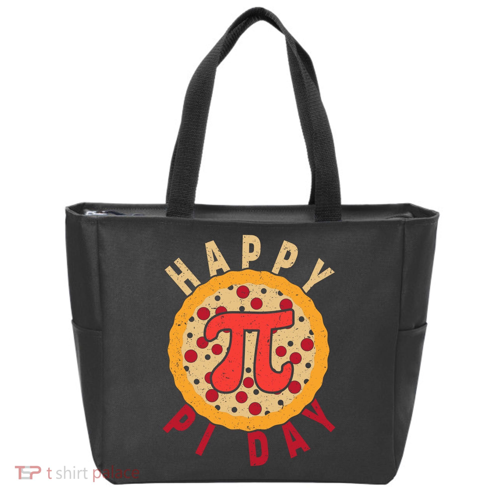 Funny Happy Pi Day Pizza Pie Tote Bag