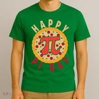 Funny Happy Pi Day Pizza Pie T-Shirt thumb 3