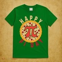 Funny Happy Pi Day Pizza Pie T-Shirt thumb 5