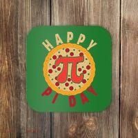 Funny Happy Pi Day Pizza Pie Coaster thumb 0