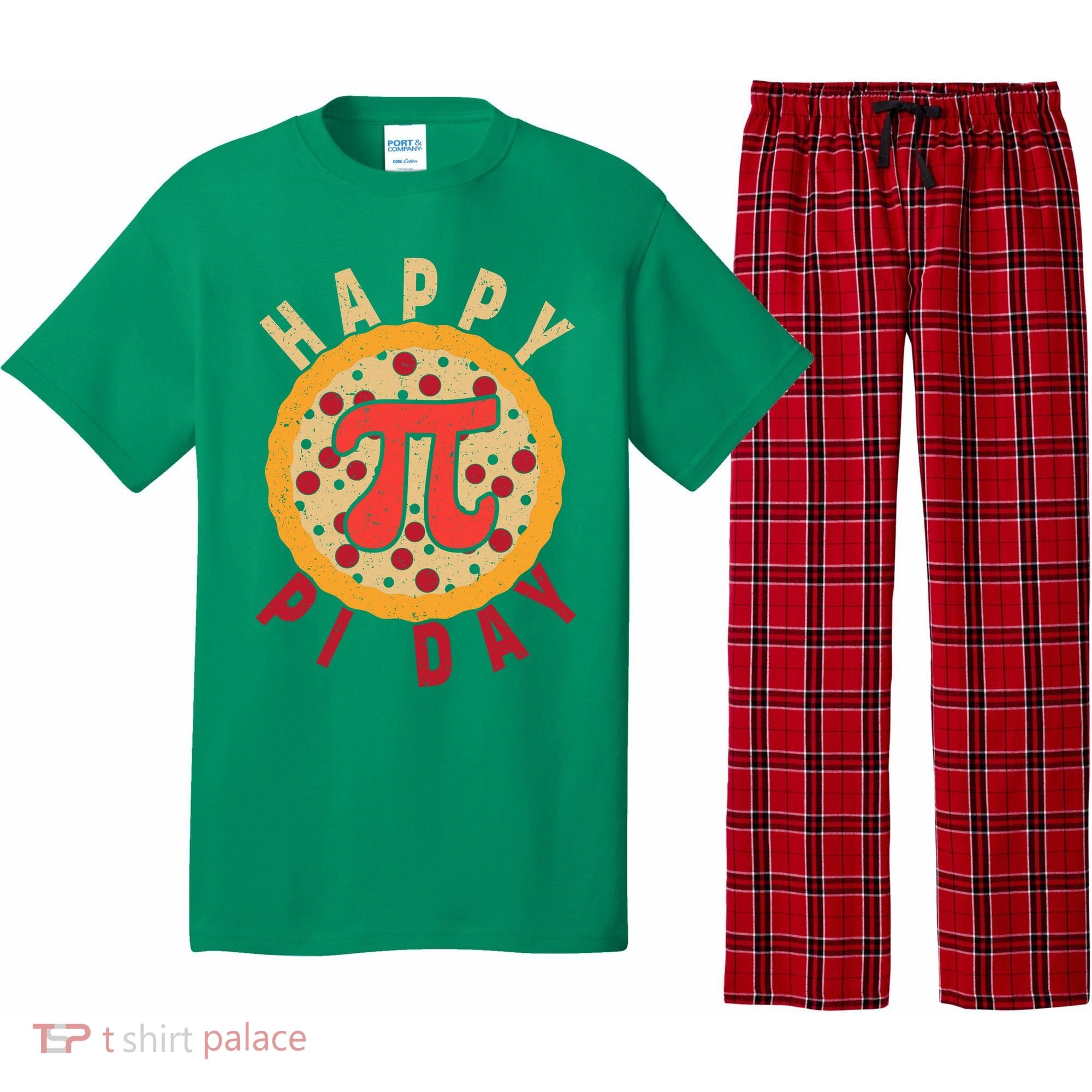 Funny Happy Pi Day Pizza Pie Pajama Set