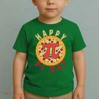 Funny Happy Pi Day Pizza Pie Toddler T-Shirt thumb 2
