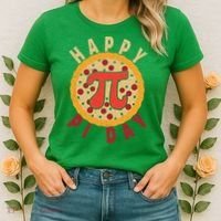 Funny Happy Pi Day Pizza Pie Women's T-Shirt thumb 2