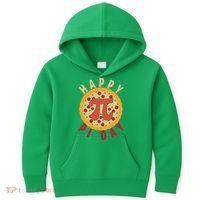Funny Happy Pi Day Pizza Pie Kids Hoodie thumb 0