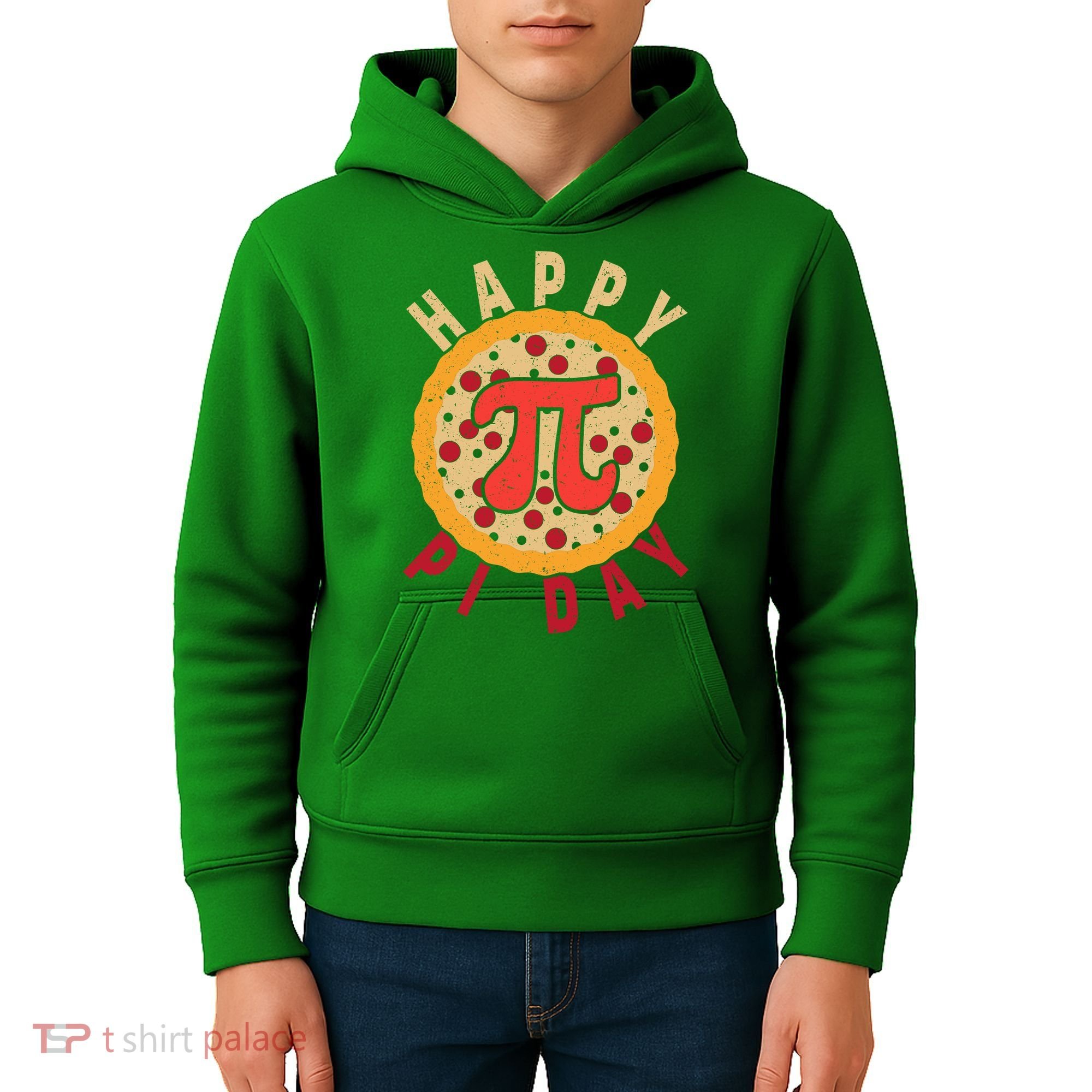 Funny Happy Pi Day Pizza Pie Kids Hoodie
