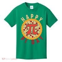 Funny Happy Pi Day Pizza Pie Kids T-Shirt thumb 0