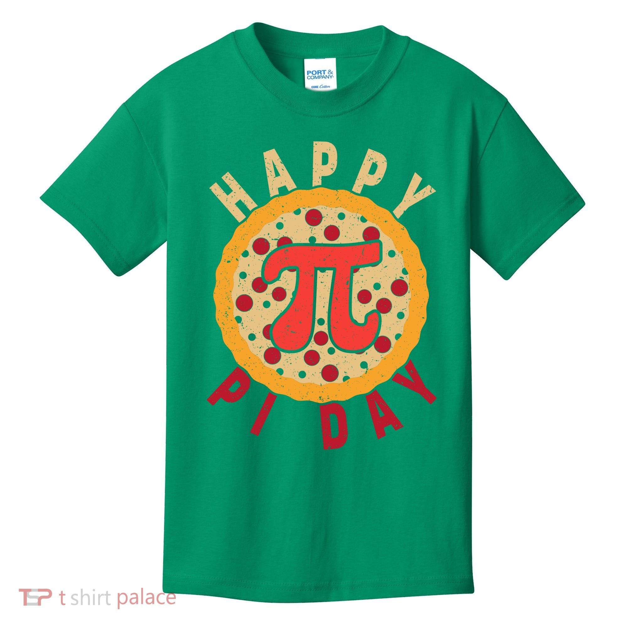 Funny Happy Pi Day Pizza Pie Kids T-Shirt