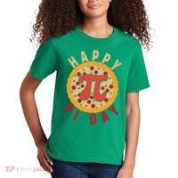 Funny Happy Pi Day Pizza Pie Kids T-Shirt thumb 2