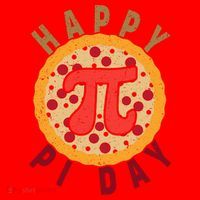 Funny Happy Pi Day Pizza Pie Santa Hat thumb 1