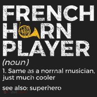French Horn Player Definition Funny French Horn Women's Sweatshirt thumb 2