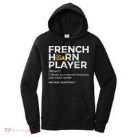 French Horn Player Definition Funny French Horn Women's Hoodie thumb 0