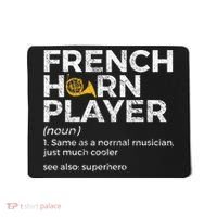 French Horn Player Definition Funny French Horn Mousepad thumb 0