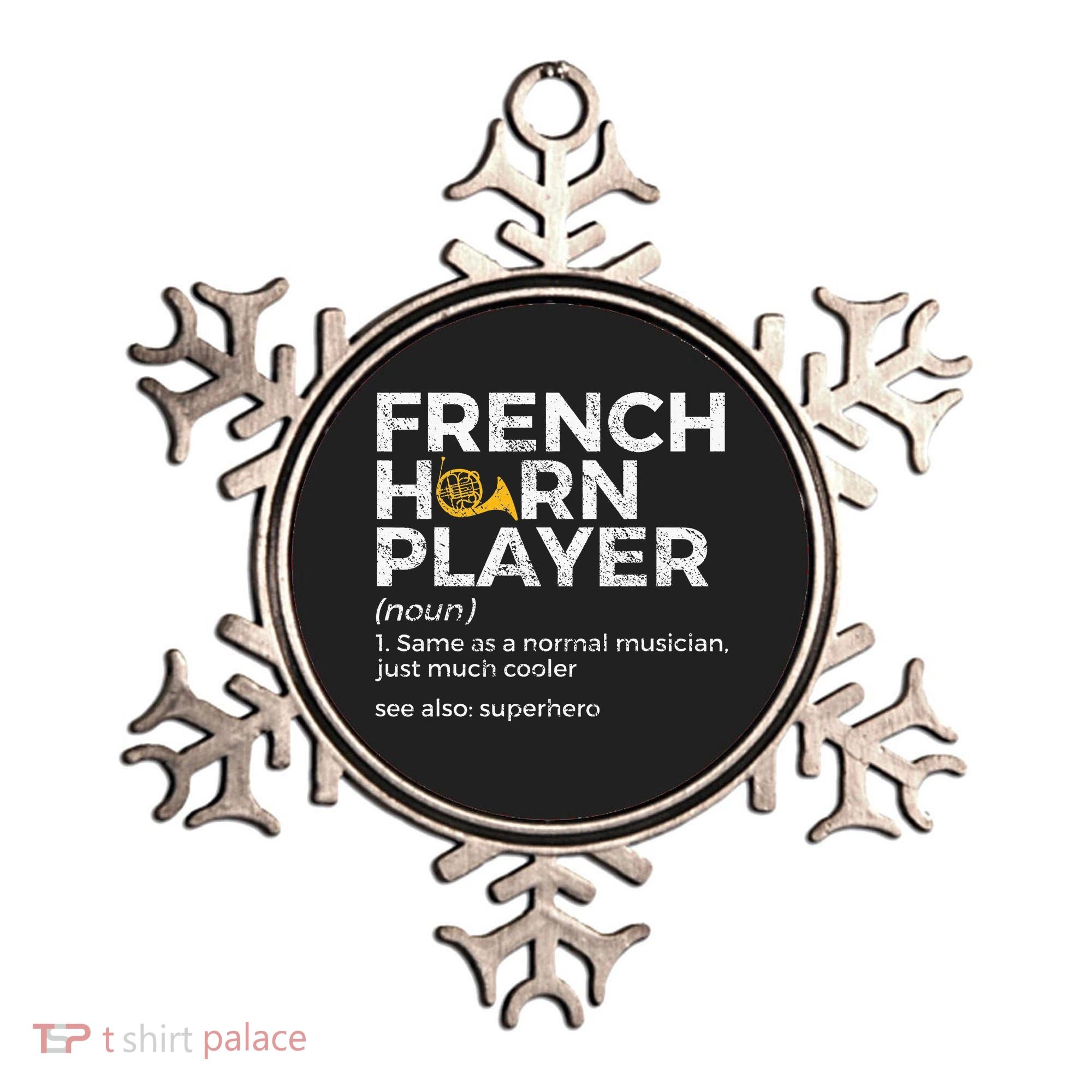 French Horn Player Definition Funny French Horn Ornament
